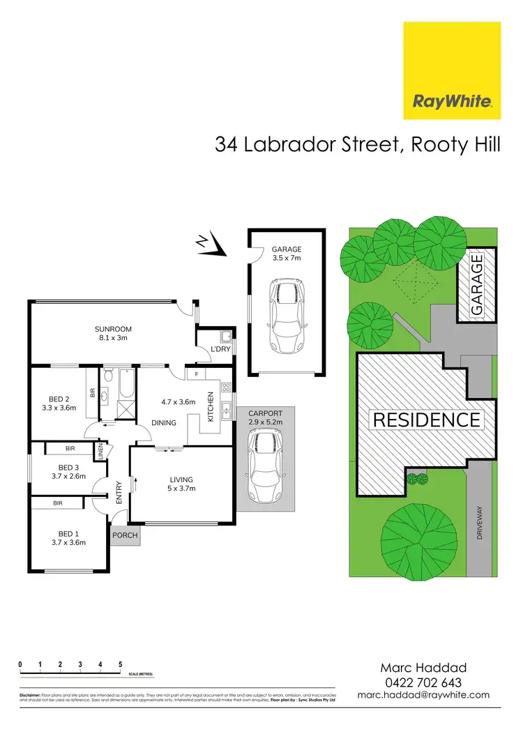 Floorplan of Homely house listing, 34 Labrador Street, Rooty Hill NSW 2766