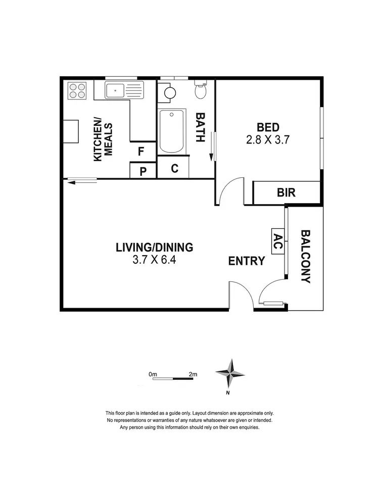 Floorplan of Homely apartment listing, 12/8 Hepburn Street, Hawthorn VIC 3122