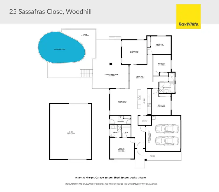 Floorplan of Homely rural property listing, 25 Sassafras Close, Woodhill QLD 4285