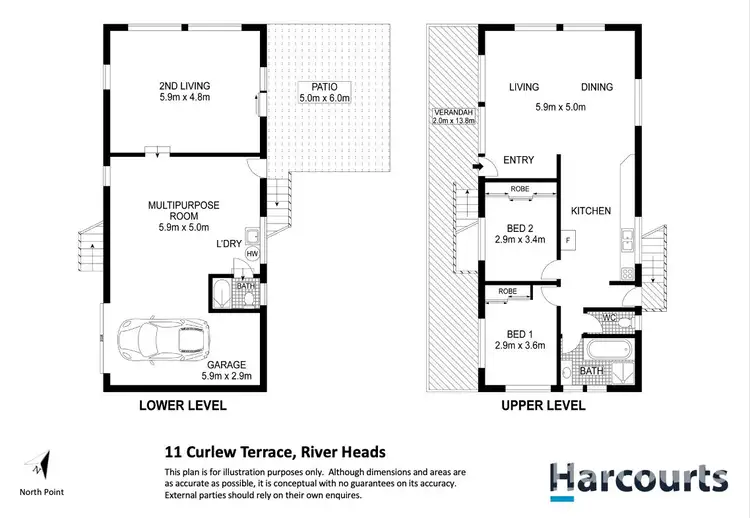 Floorplan of Homely house listing, 11 Curlew Terrace, River Heads QLD 4655
