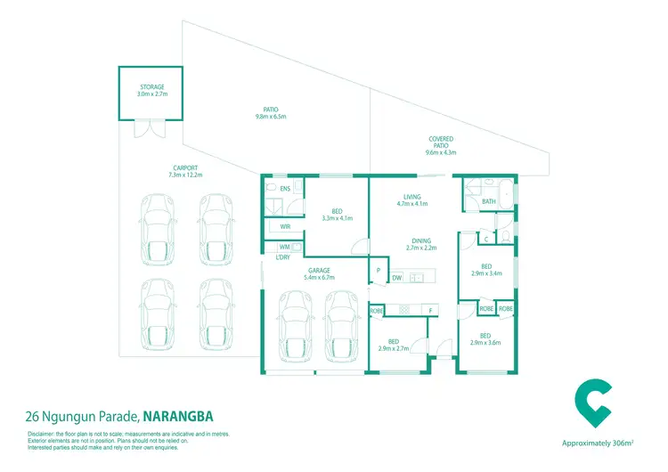Floorplan of Homely house listing, 26 Ngungun Parade, Narangba QLD 4504