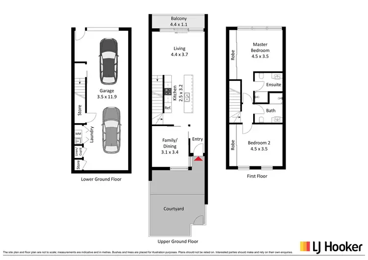 Floorplan of Homely townhouse listing, 7/20 Bamblett Rise, Denman Prospect ACT 2611