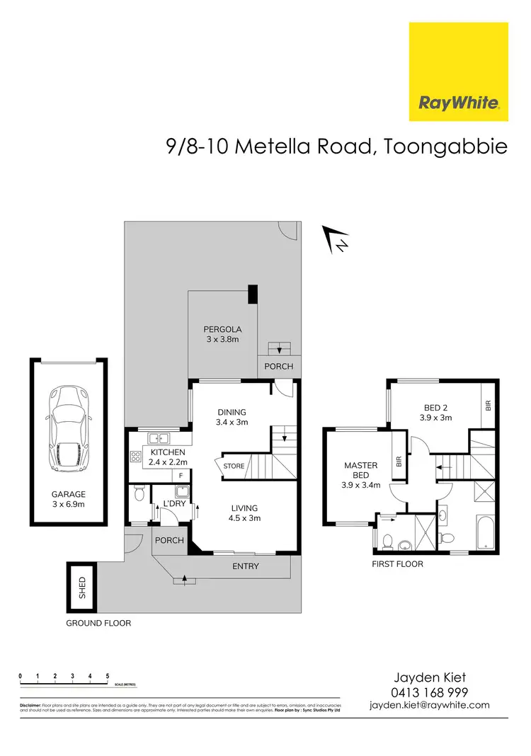 Floorplan of Homely townhouse listing, 9/8-10 Metella Road, Toongabbie NSW 2146