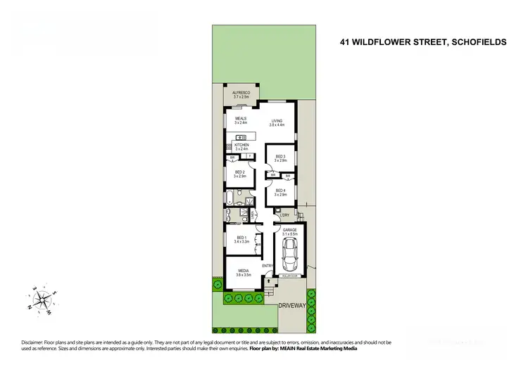 Floorplan of Homely house listing, 41 Wildflower Street, Schofields NSW 2762