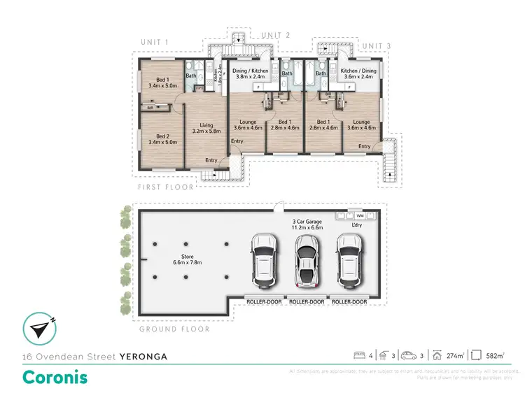 Floorplan of Homely block of units listing, 16 Ovendean Street, Yeronga QLD 4104