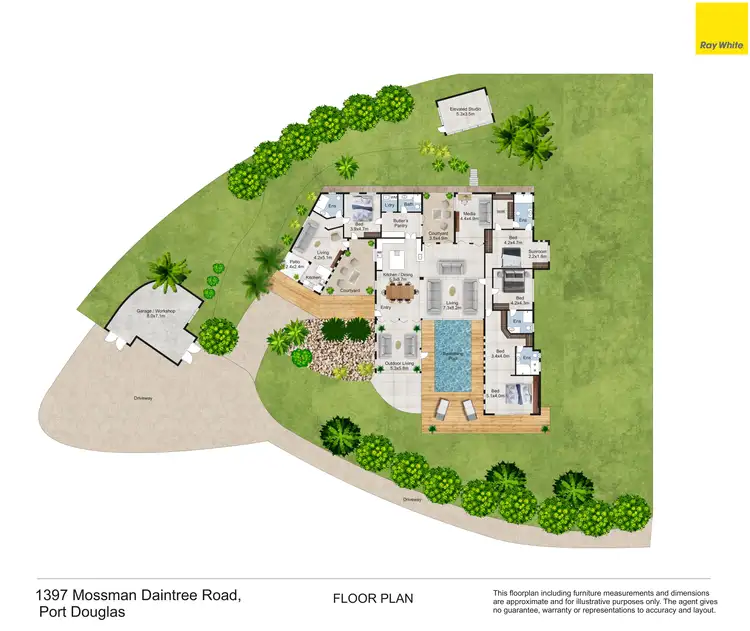 Floorplan of Homely house listing, 1397 Mossman - Daintree Road, Rocky Point QLD 4873