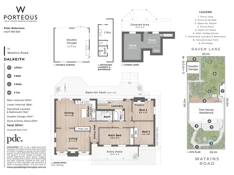Floorplan of Homely house listing, 11 Watkins Road, Dalkeith WA 6009