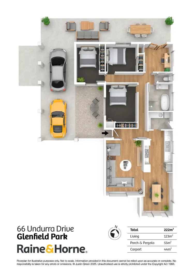 Floorplan of Homely house listing, 66 Undurra Drive, Glenfield Park NSW 2650