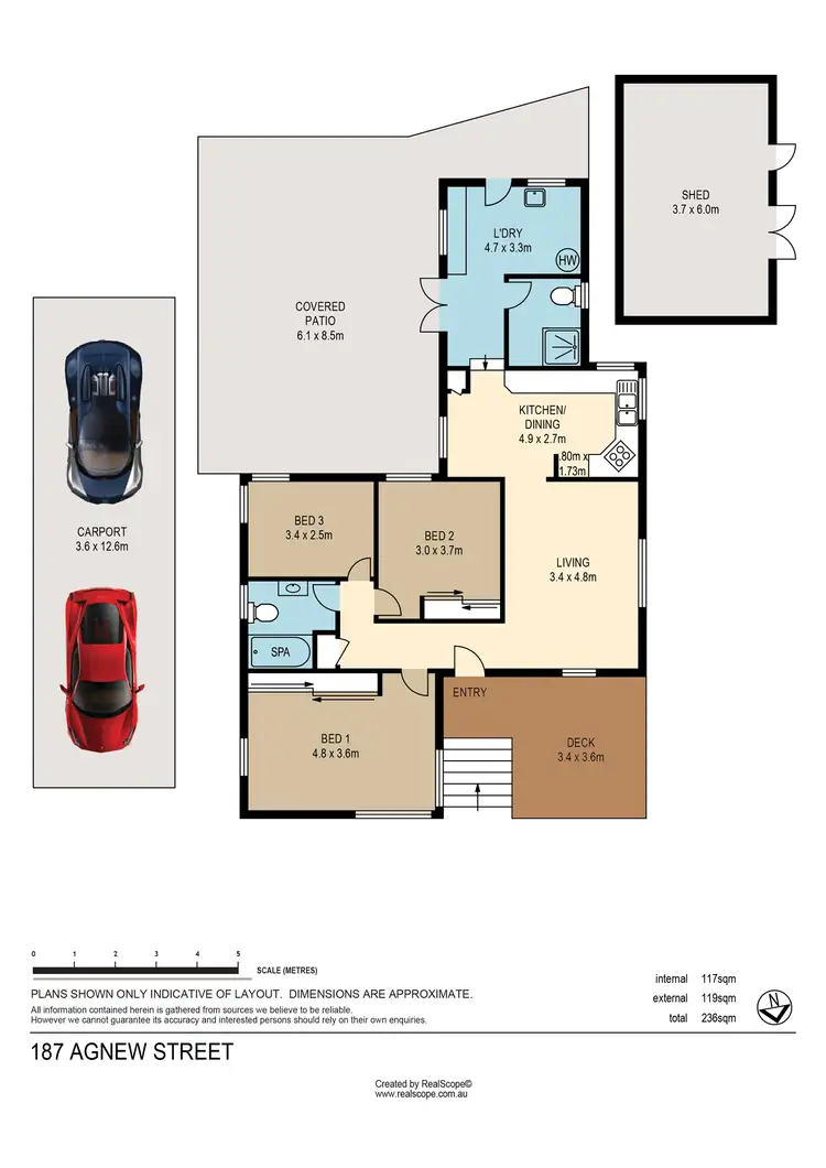 Floorplan of Homely house listing, 187 Agnew Street, Morningside QLD 4170