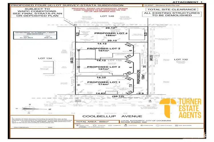Floorplan of Homely land listing, 67 Coolbellup Avenue, Coolbellup WA 6163