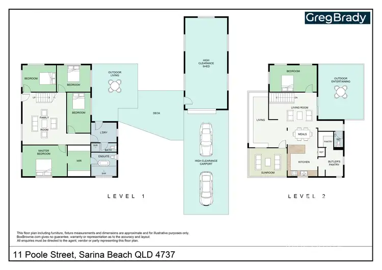 Floorplan of Homely house listing, 11 Poole Street, Sarina Beach QLD 4737