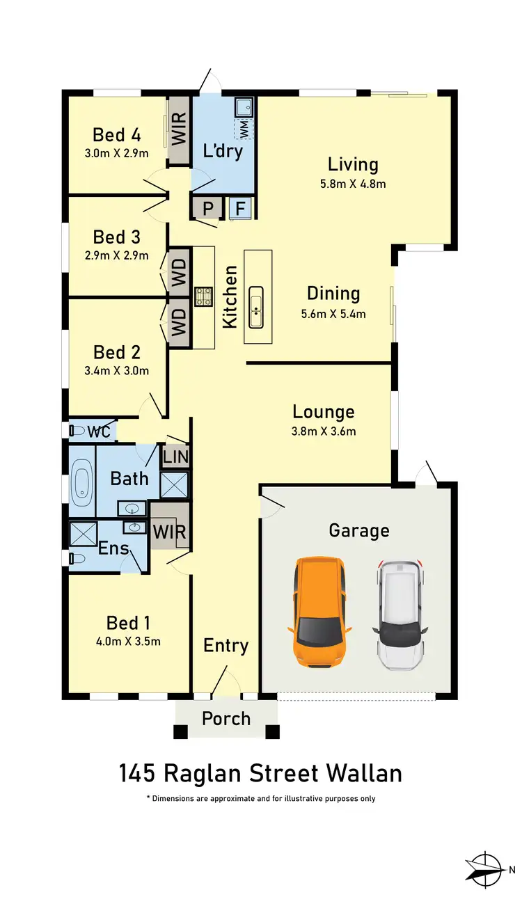 Floorplan of Homely house listing, 145 Raglan Street, Wallan VIC 3756