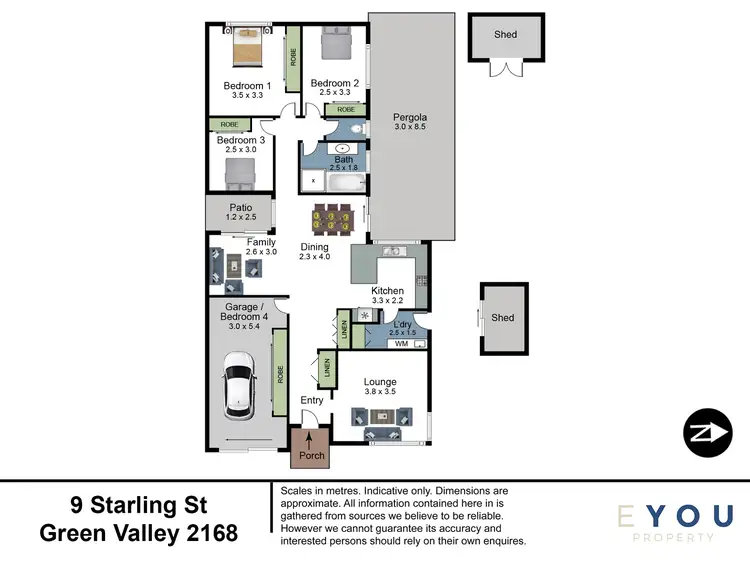 Floorplan of Homely house listing, 9 Starling Street, Green Valley NSW 2168