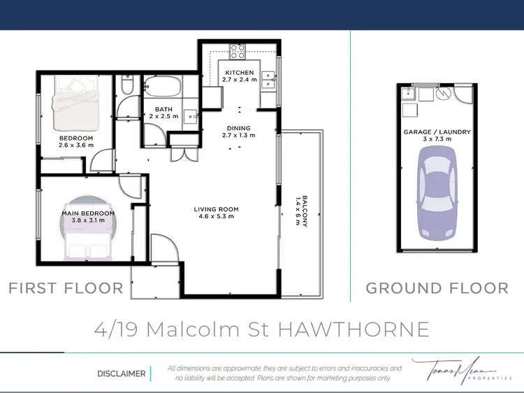 Floorplan of Homely apartment listing, 4/19 Malcolm Street, Hawthorne QLD 4171
