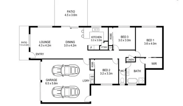 Floorplan of Homely house listing, Address available on request