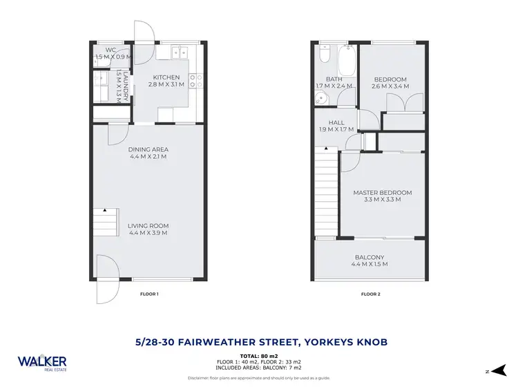 Floorplan of Homely townhouse listing, 5/28 Fairweather Street, Yorkeys Knob QLD 4878
