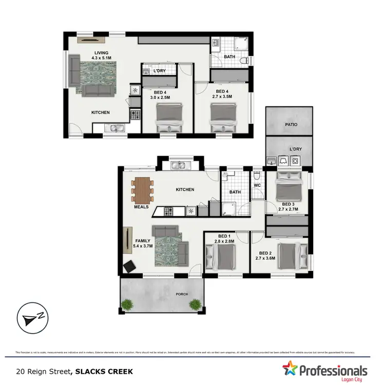 Floorplan of Homely house listing, 20 Reign Street, Slacks Creek QLD 4127