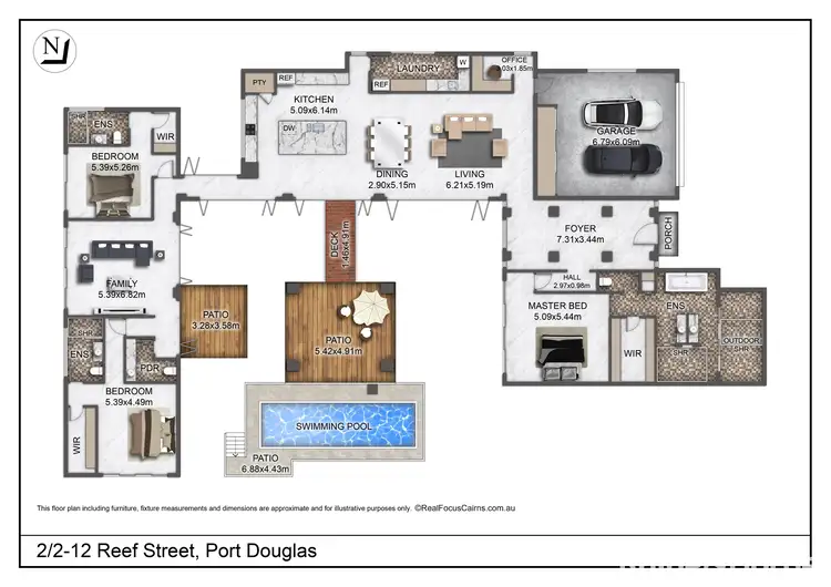 Floorplan of Homely house listing, 2/2-12 Reef Street (The Beachfront Estate), Port Douglas QLD 4877