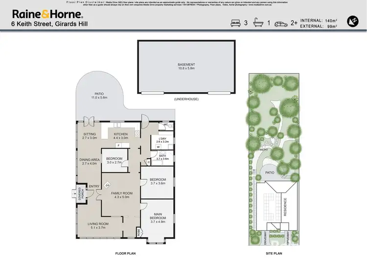 Floorplan of Homely house listing, 6 Keith Street, Girards Hill NSW 2480