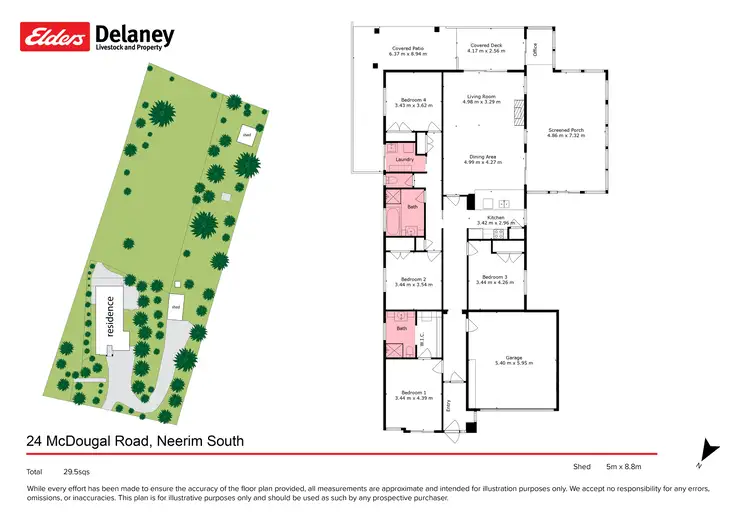 Floorplan of Homely house listing, 24 McDougal Road, Neerim South VIC 3831