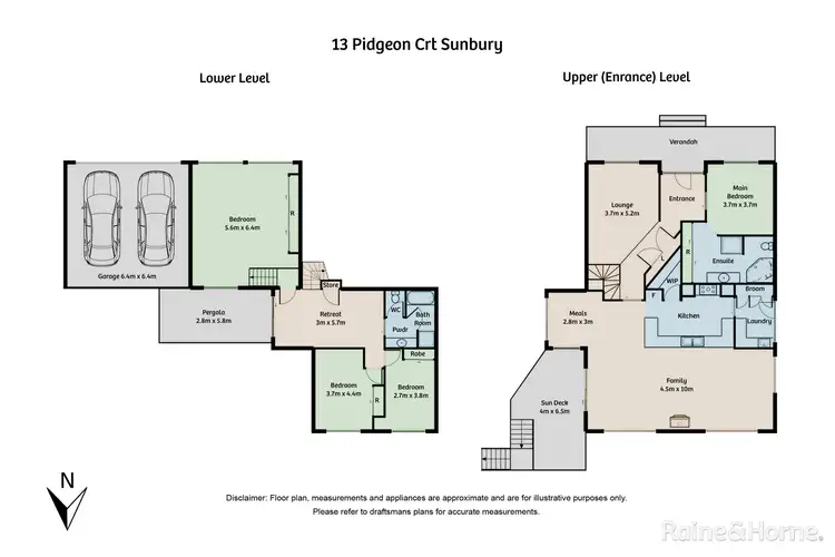 Floorplan of Homely house listing, 13 Pidgeon Court, Sunbury VIC 3429