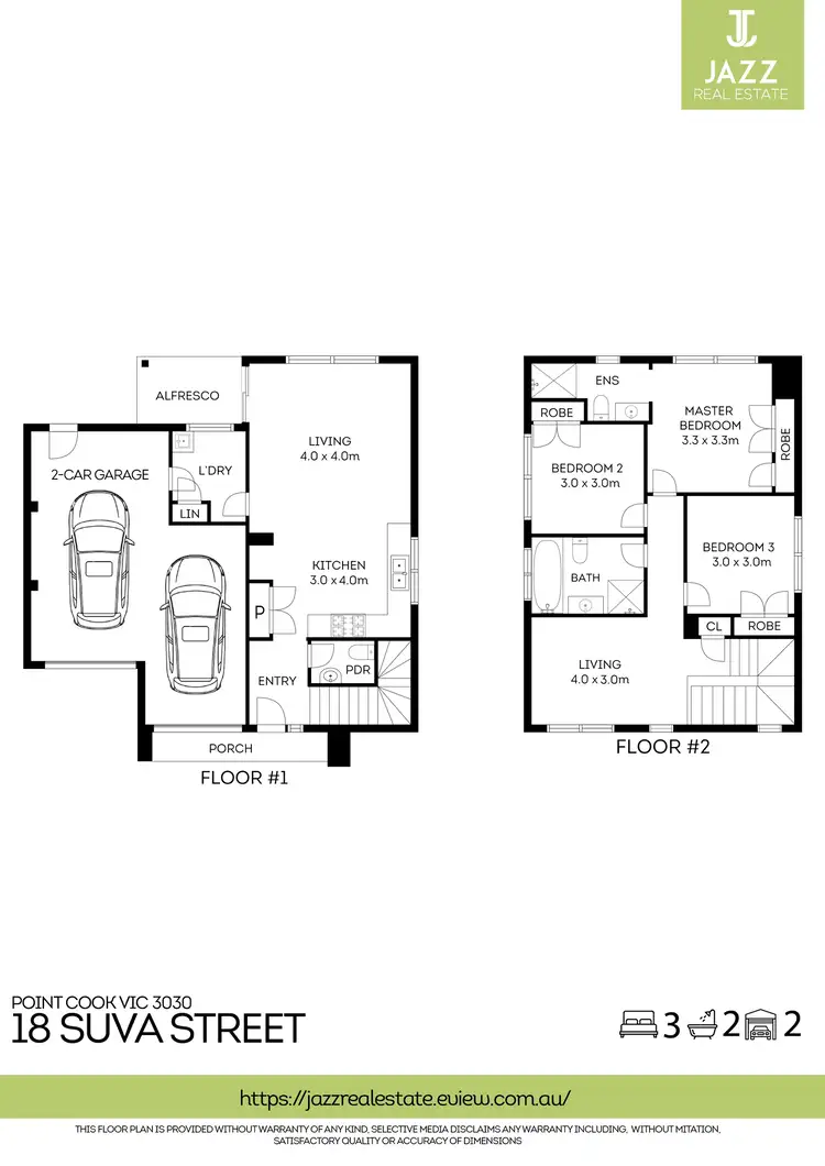 Floorplan of Homely house listing, 18 Suva St, Point Cook VIC 3030