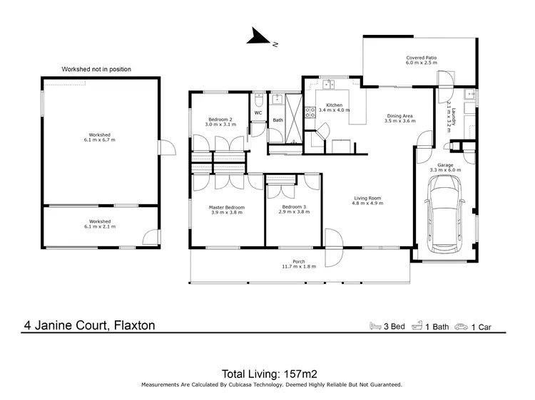 Floorplan of Homely house listing, 4 Janine Court, Flaxton QLD 4560