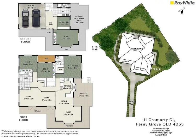 Floorplan of Homely house listing, 11 Cromarty Close, Ferny Grove QLD 4055