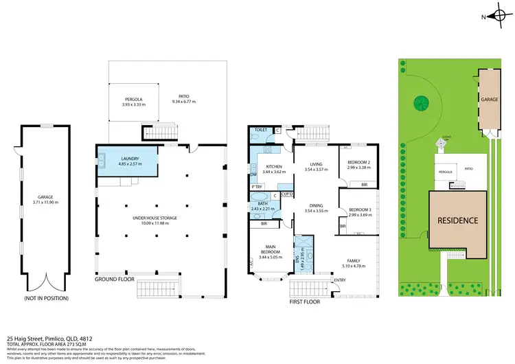 Floorplan of Homely house listing, 25 Haig Street, Pimlico QLD 4812