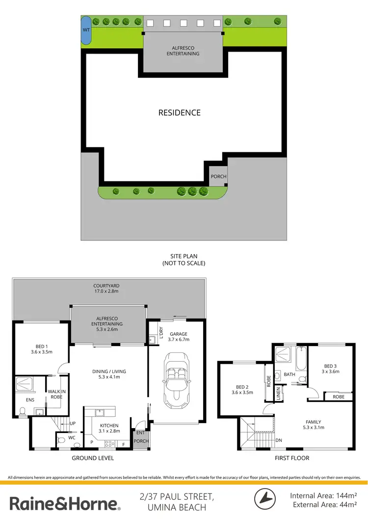 Floorplan of Homely townhouse listing, 2/37 Paul Street, Umina Beach NSW 2257