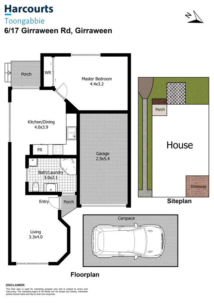 Floorplan of Homely villa listing, 6/17 Girraween Road, Girraween NSW 2145
