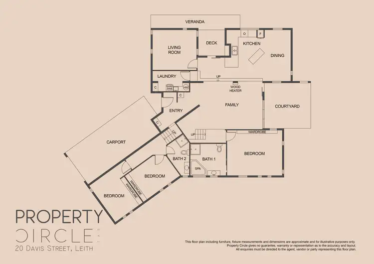 Floorplan of Homely house listing, 20 Davis Street, Leith TAS 7315