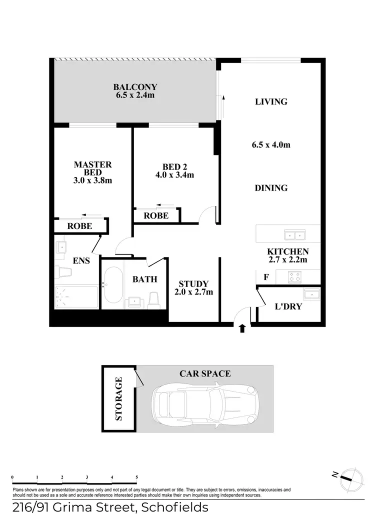 Floorplan of Homely apartment listing, 216/91C Grima Street, Schofields NSW 2762