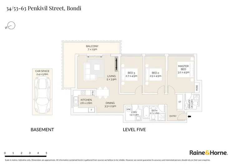 Floorplan of Homely apartment listing, 34/53-63 Penkivil Street, Bondi NSW 2026