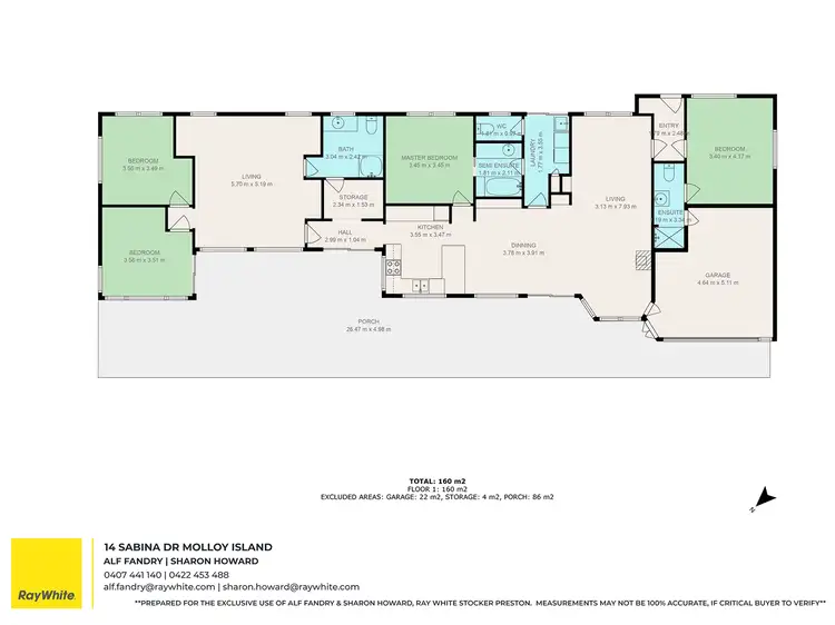 Floorplan of Homely house listing, 14 Sabina Drive, Molloy Island WA 6290