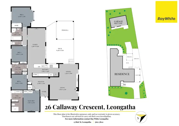 Floorplan of Homely house listing, 26 Callaway Crescent, Leongatha VIC 3953