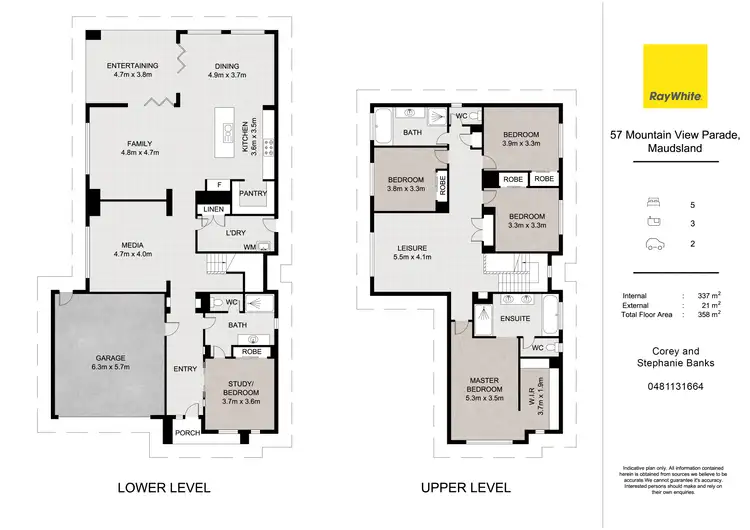 Floorplan of Homely house listing, 57 Mountain View Parade, Maudsland QLD 4210