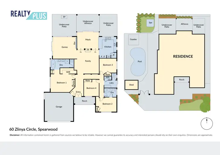 Floorplan of Homely house listing, 60 Zlinya Circle, Spearwood WA 6163