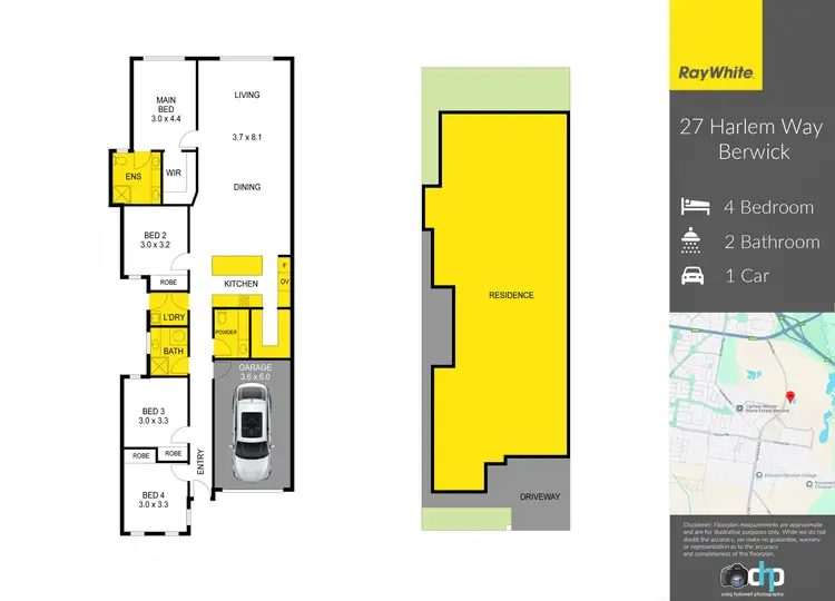 Floorplan of Homely house listing, 27 Harlem Way, Berwick VIC 3806