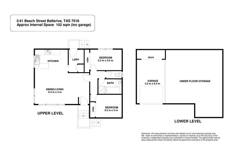 Floorplan of Homely unit listing, 3/41 Beach Street, Bellerive TAS 7018