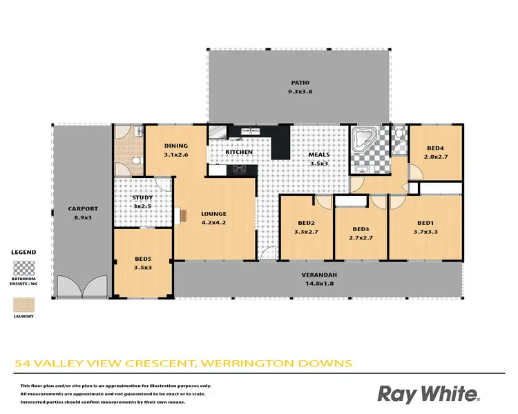 Floorplan of Homely house listing, 54 Valleyview Crescent, Werrington Downs NSW 2747