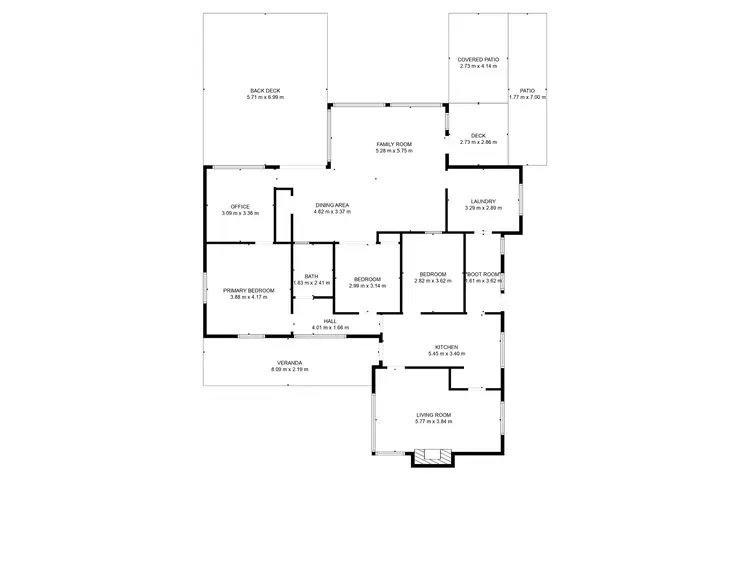Floorplan of Homely house listing, 51 Mansfield Road, Euroa VIC 3666