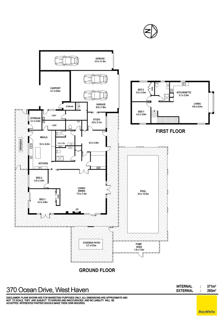 Floorplan of Homely house listing, 370 Ocean Drive, West Haven NSW 2443
