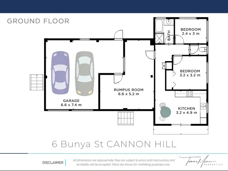 Floorplan of Homely house listing, 6 Bunya Street, Cannon Hill QLD 4170
