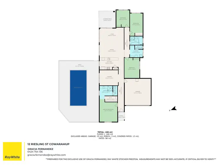 Floorplan of Homely house listing, 12 Riesling Street, Cowaramup WA 6284