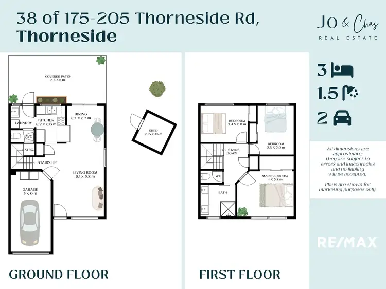 Floorplan of Homely townhouse listing, 38/175 - 205 Thorneside Road, Thorneside QLD 4158