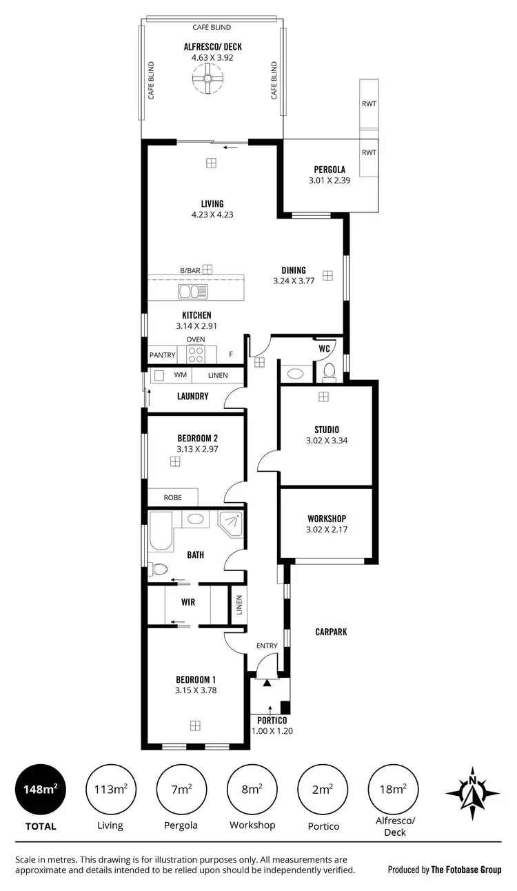 Floorplan of Homely house listing, 41B Railway Terrace, Warradale SA 5046