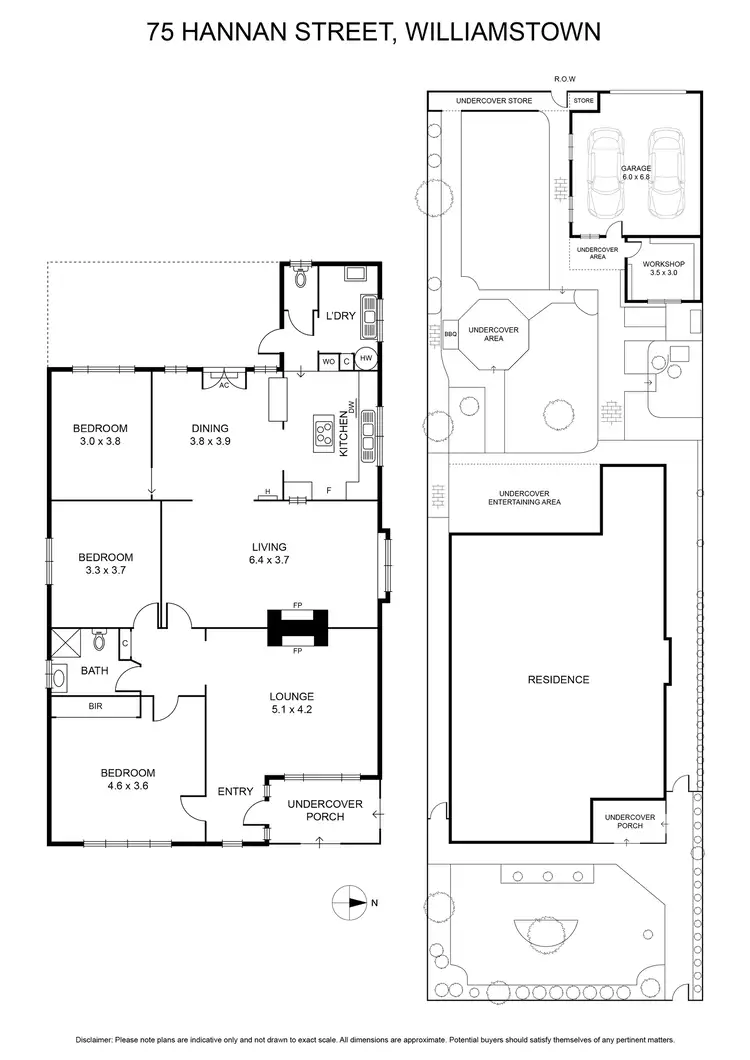 Floorplan of Homely house listing, 75 Hannan Street, Williamstown VIC 3016