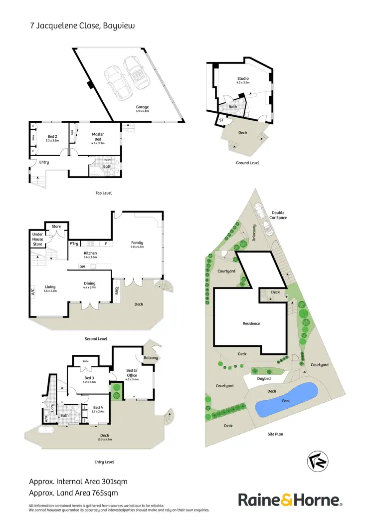Floorplan of Homely house listing, 7 Jacquelene Close, Bayview NSW 2104