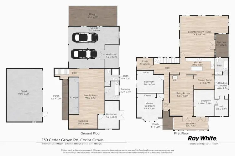Floorplan of Homely house listing, 139-141 Cedar Grove Road, Cedar Grove QLD 4285